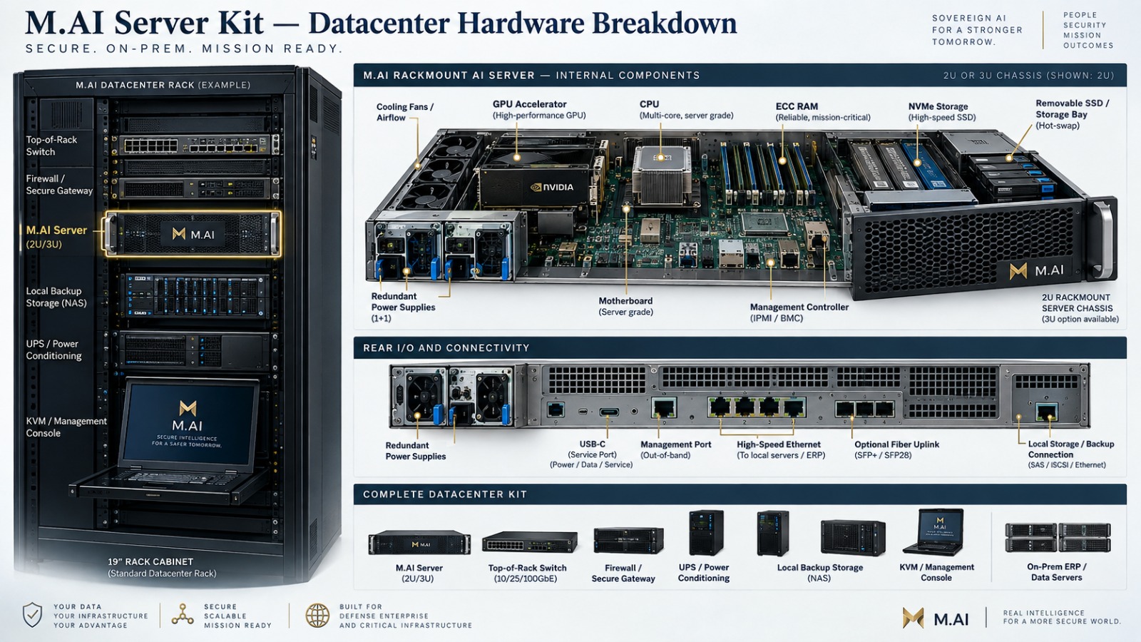 M.AI server kit hardware breakdown